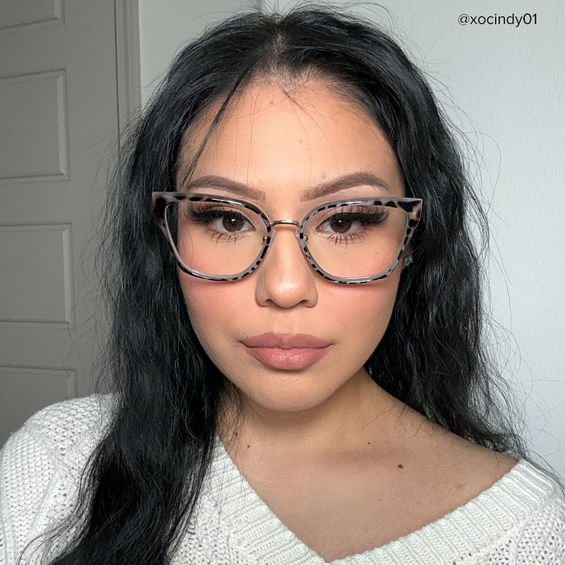 Martine Square Tortoise Glasses | ZEELOOL Canada5