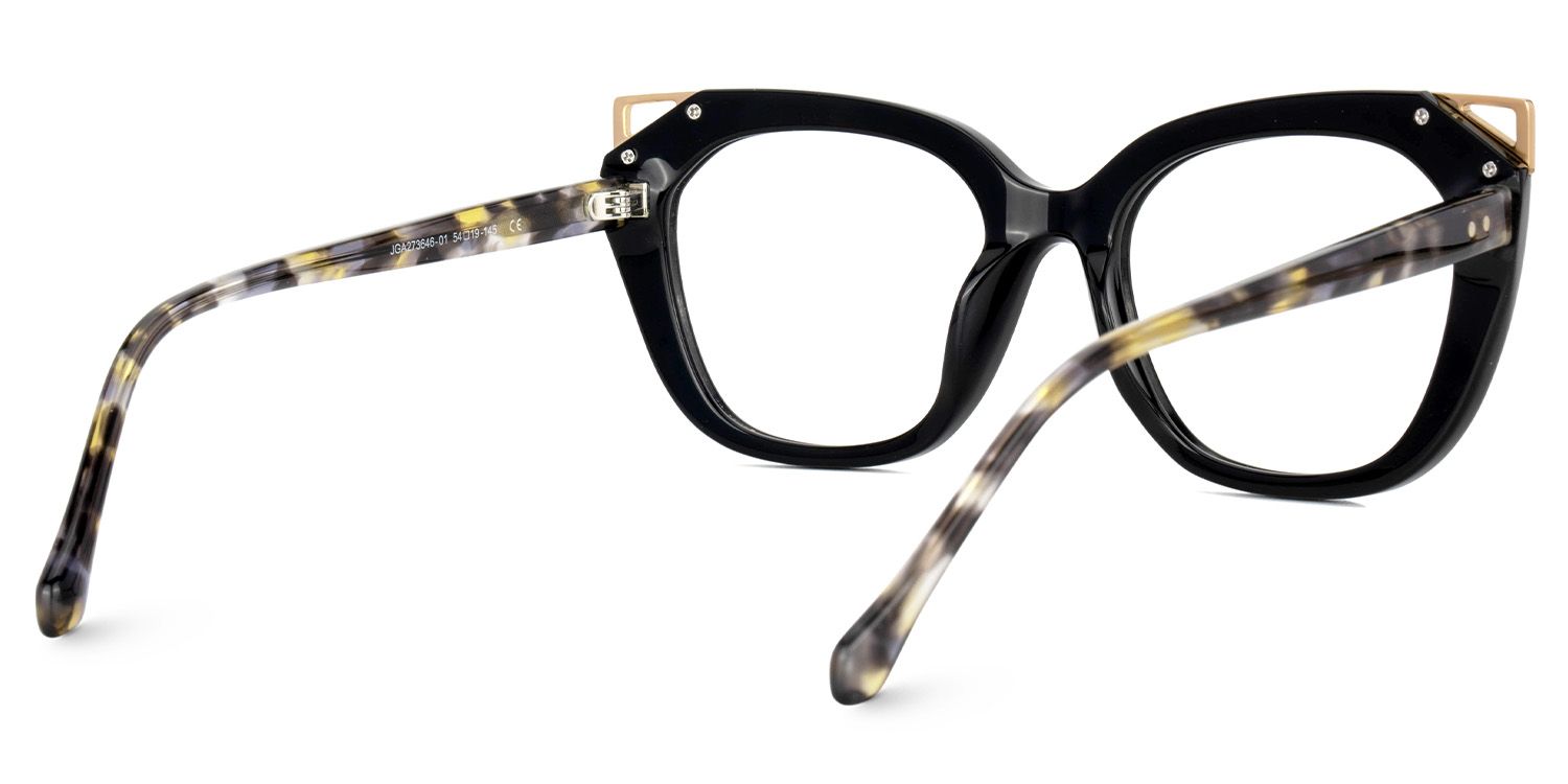Hellena Cateye Black Fashion Glasses for Ladies | ZEELOOL Canada3
