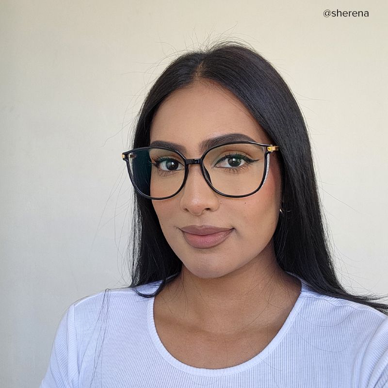 Rodz Square Black Frame Glasses with Prescription Lens7