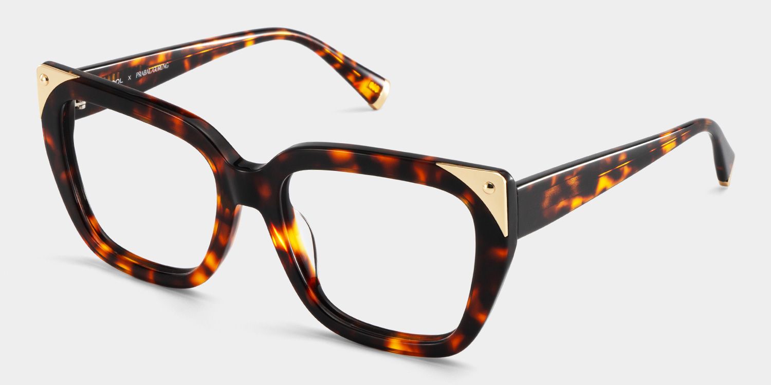 Sophia Tortoise Butterfly Acetate Glasses | ZEELOOL x Prabal Gurung3