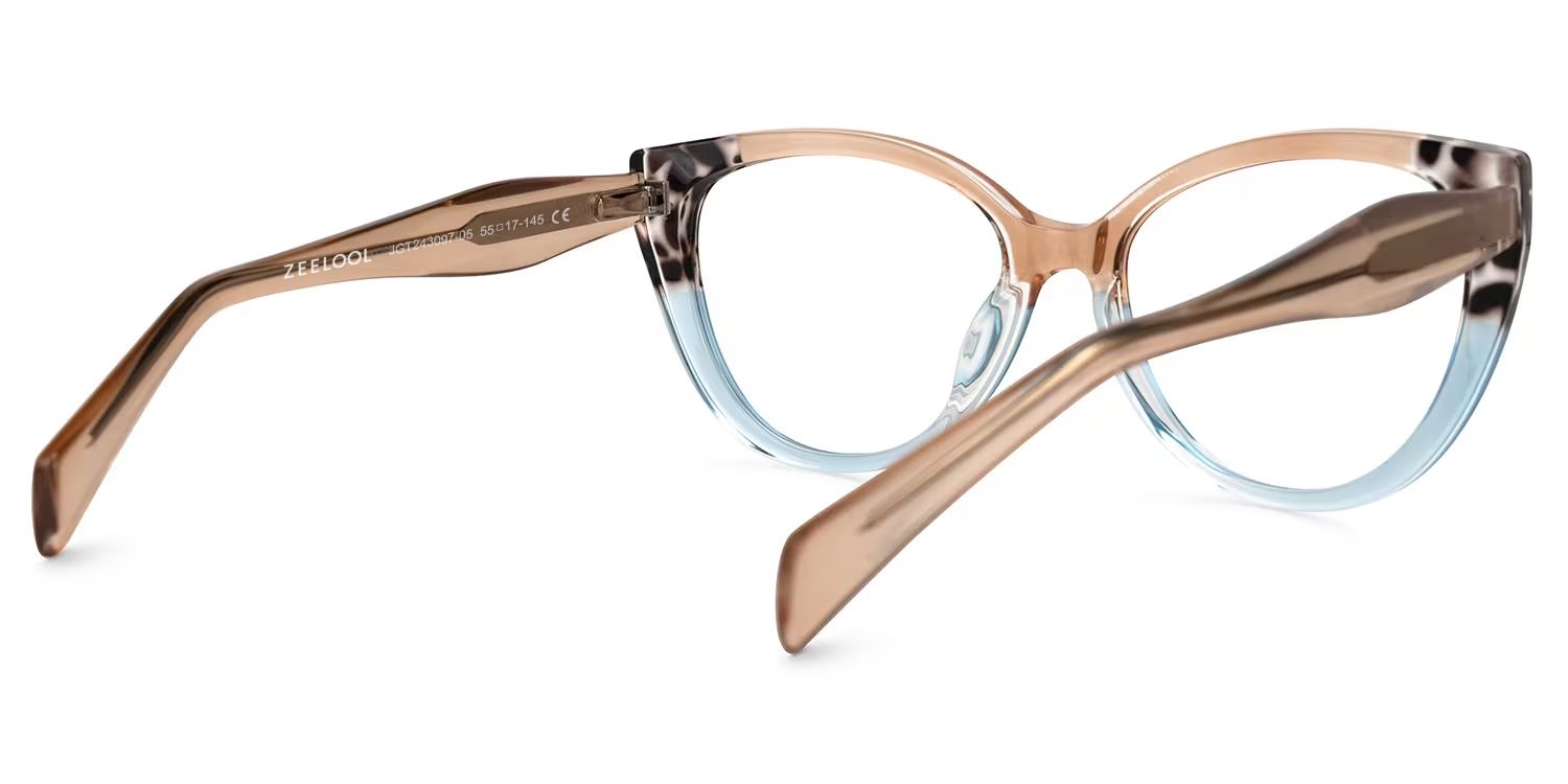 Cateye Narine Multicolor Frame Glasses Deals | ZEELOOL Canada3