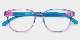 Dale  Round Blue Pink Glasses1