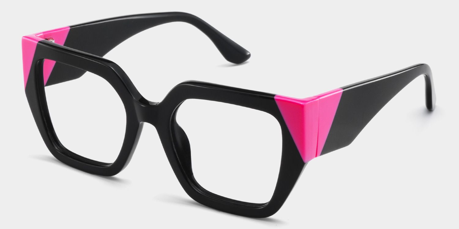 Viva Black Frame Glasses with Square Frame Online | ZEELOOL Canada3
