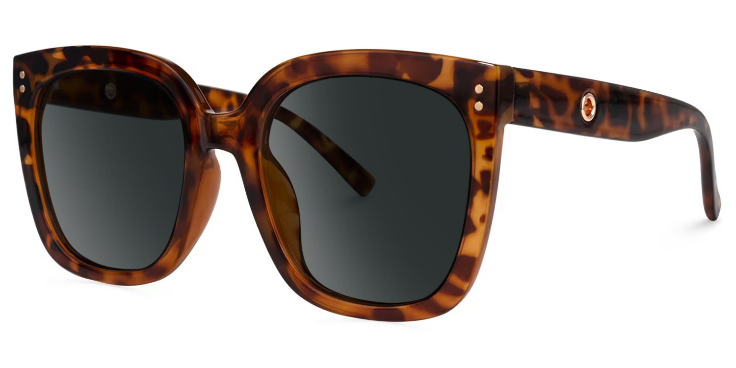 Ebony Square Tortoise Glasses1