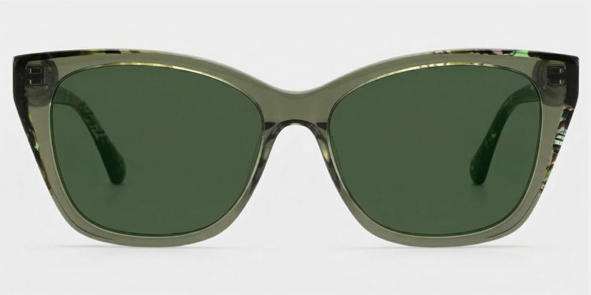 Maple Green Butterfly Glasses