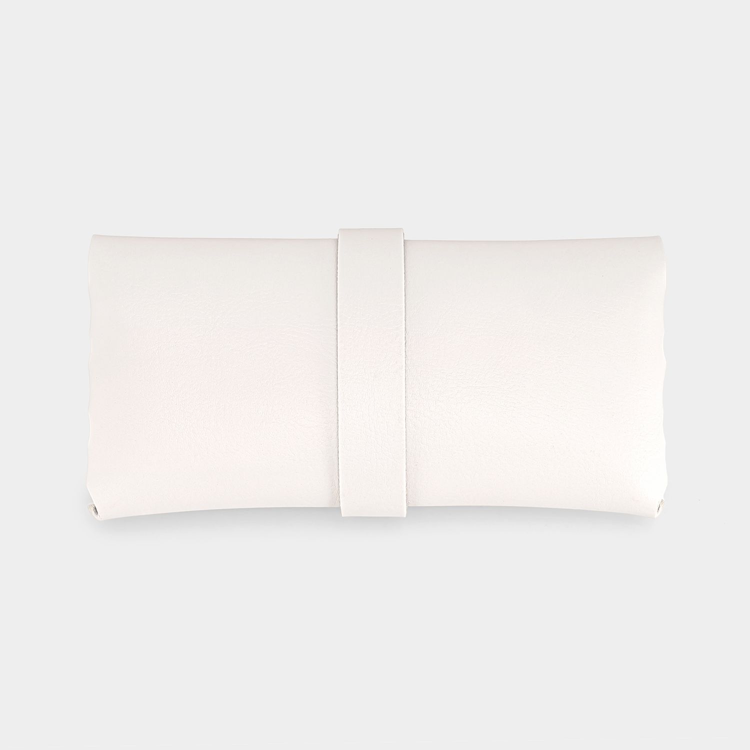Acc-05 White Man-made Leather Box, Glasses Pocket2