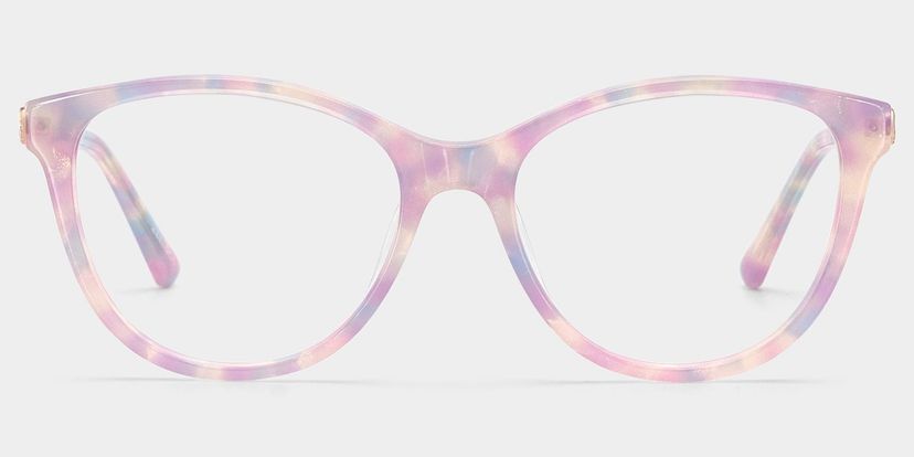 Eli Purple Round Glasses