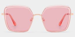 Cordaro Square Pink Glasses0