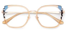 Murcia Square Beige Glasses2