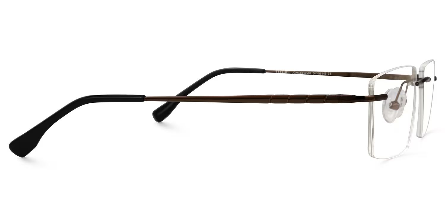 Cetina Rectangle Gold Glasses2