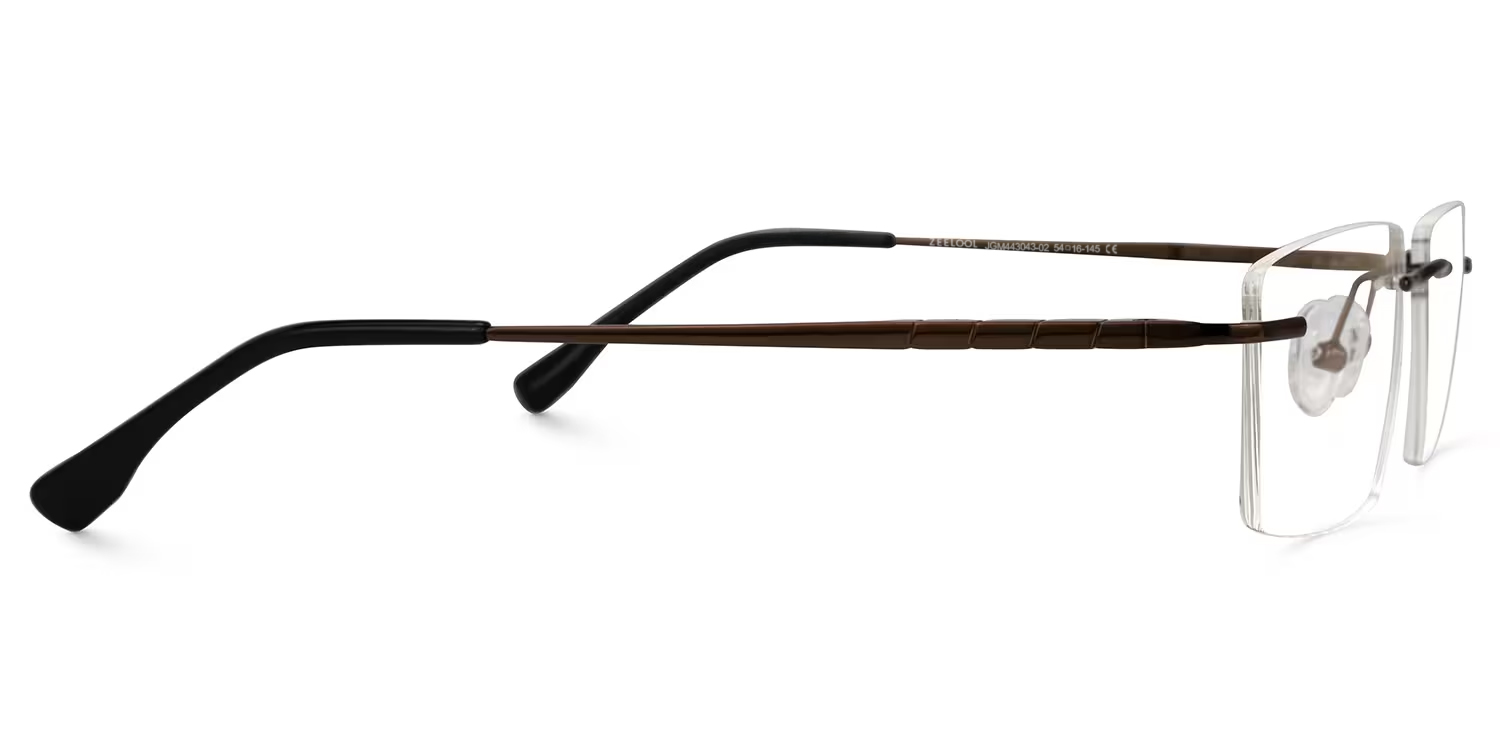 Cetina Rectangle Gold Glasses2