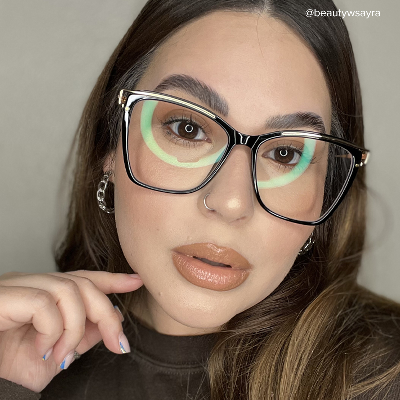 Krystle Square Black Glasses6