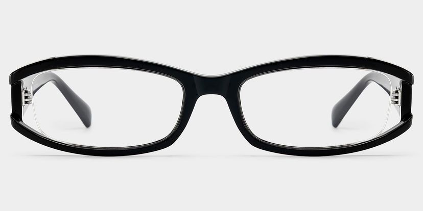 Willow Black Rectangle Glasses