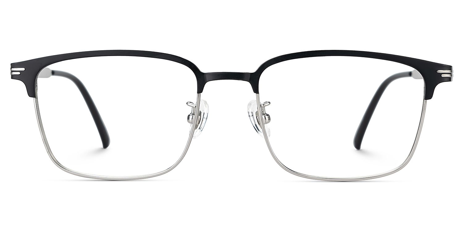 Men's Titanium Glasses Frames with Browline Shape1
