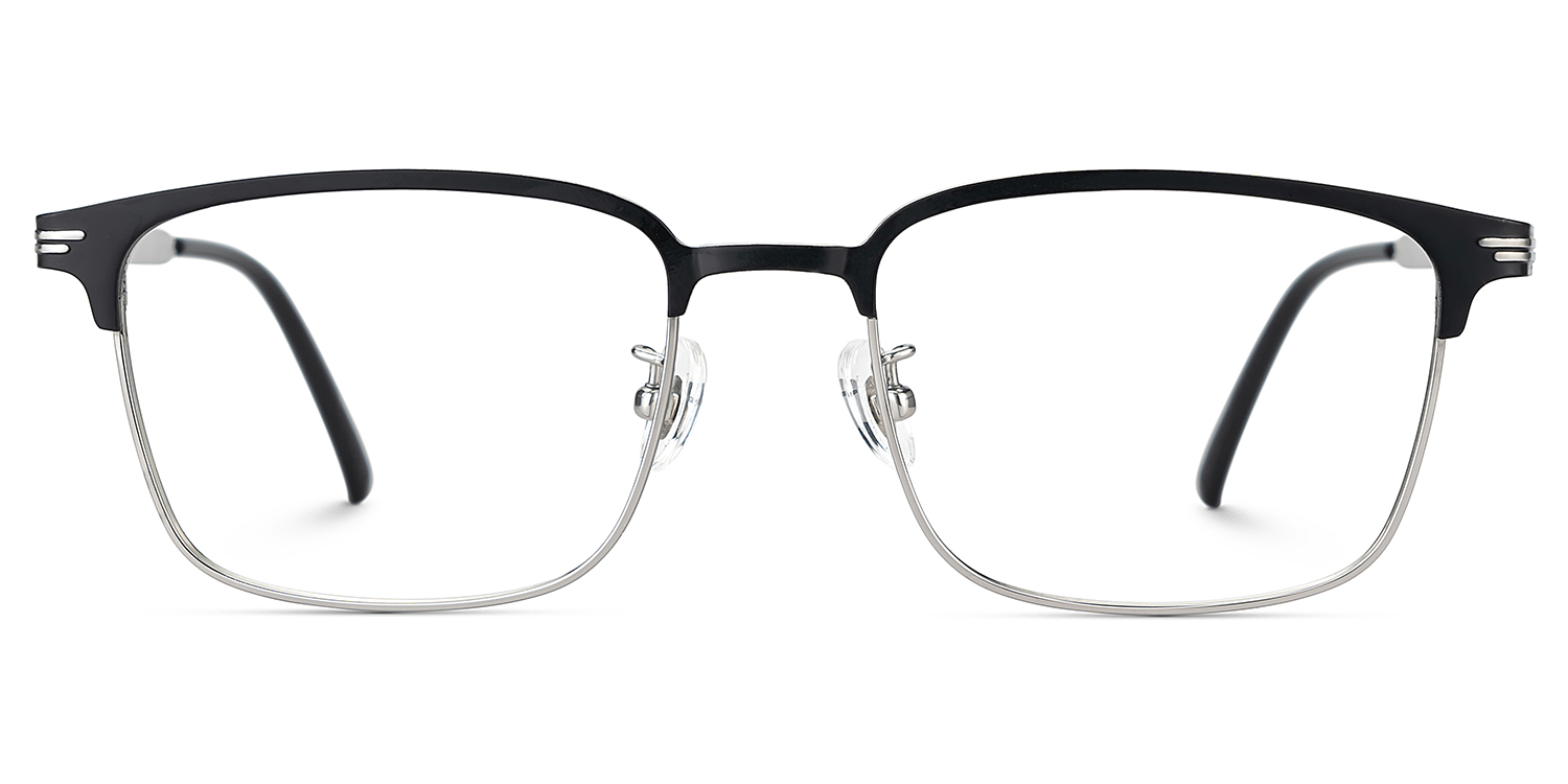 Men's Titanium Glasses Frames with Browline Shape1