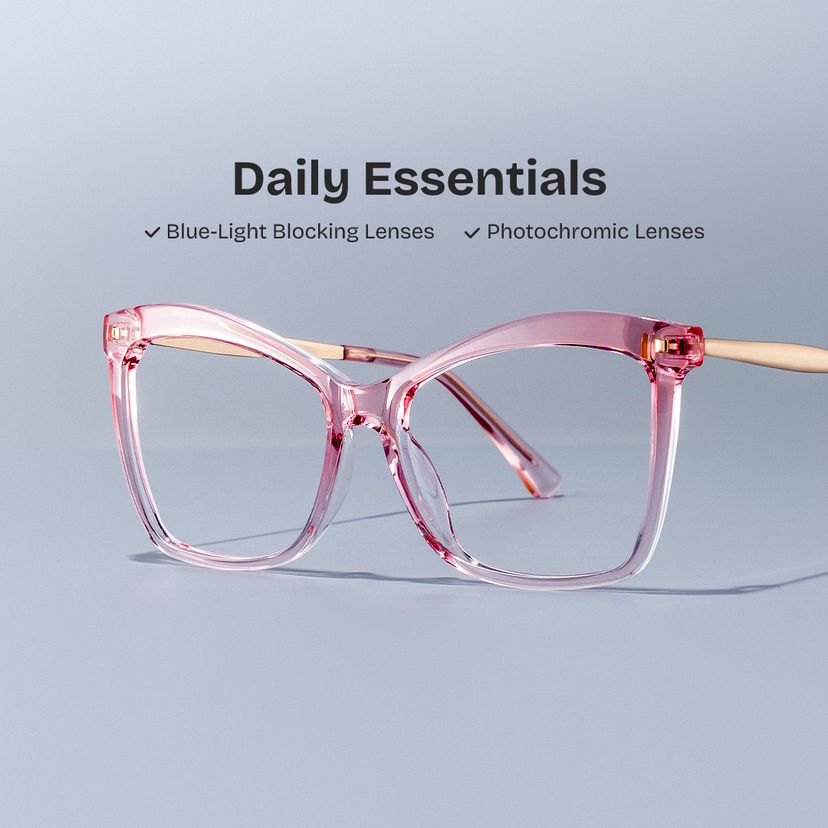Isaebella Butterfly Pink Glasses