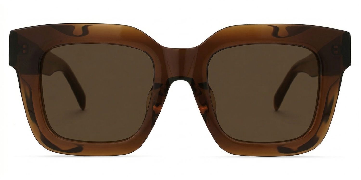 Trinity Square Tawny Glasses | Zeelool Glasses0