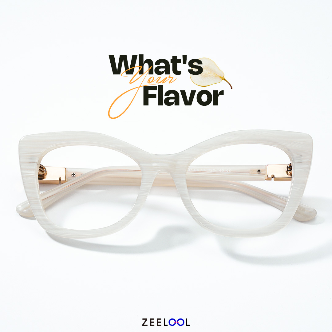 Vela Cateye White Designer Glasses on Sale | ZEELOOL Canada4