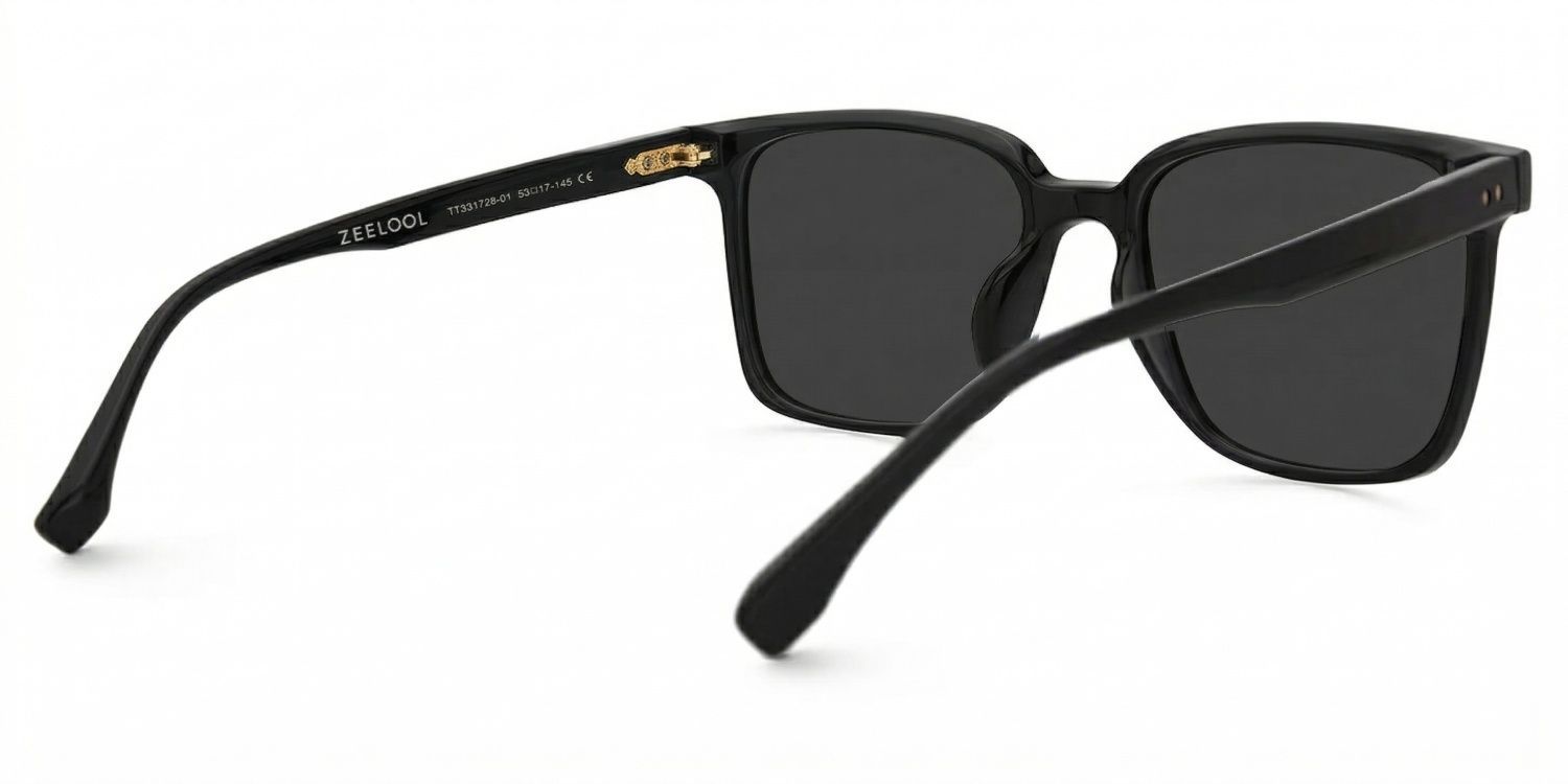 Contreras Square Black Glasses | Zeelool Glasses3