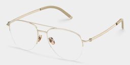 Grayson Light Gold Aviator Glasses2
