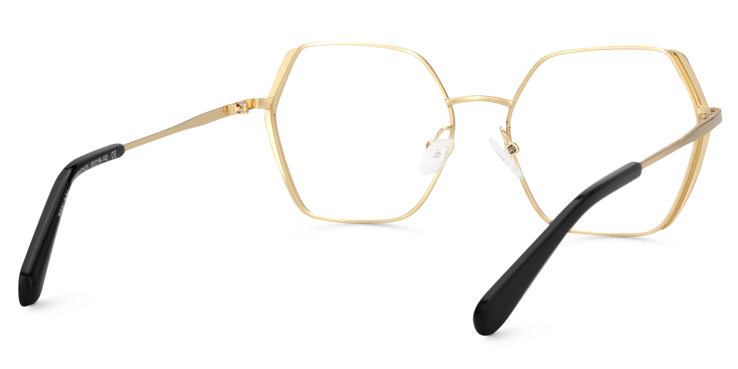 Belen Geometric Black White Glasses4