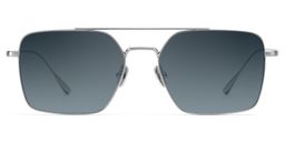Jensen Aviator Silver Sunglasses0