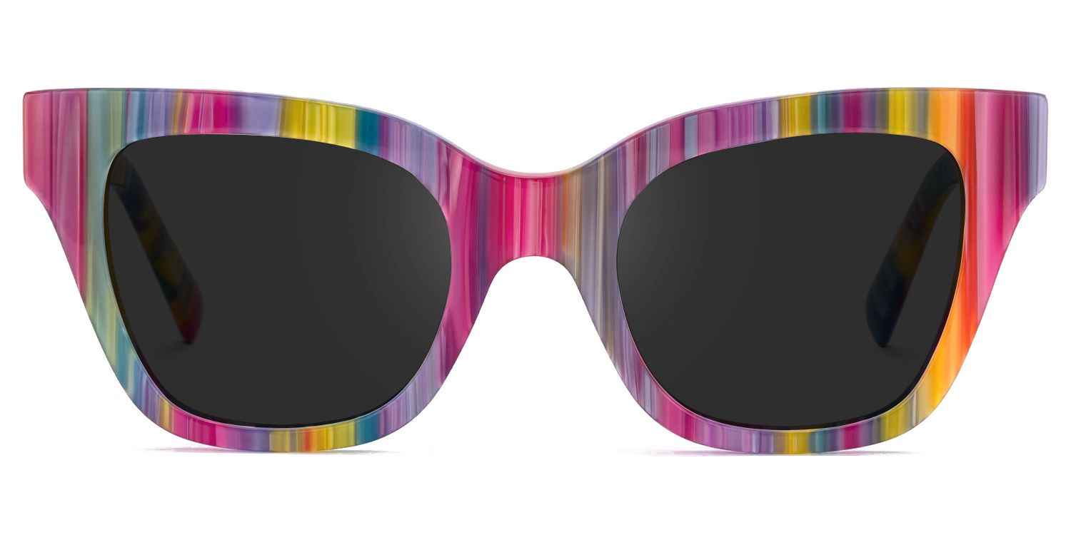 Nereyda Cateye Multicolor Sunglasses | ZEELOOL Canada0