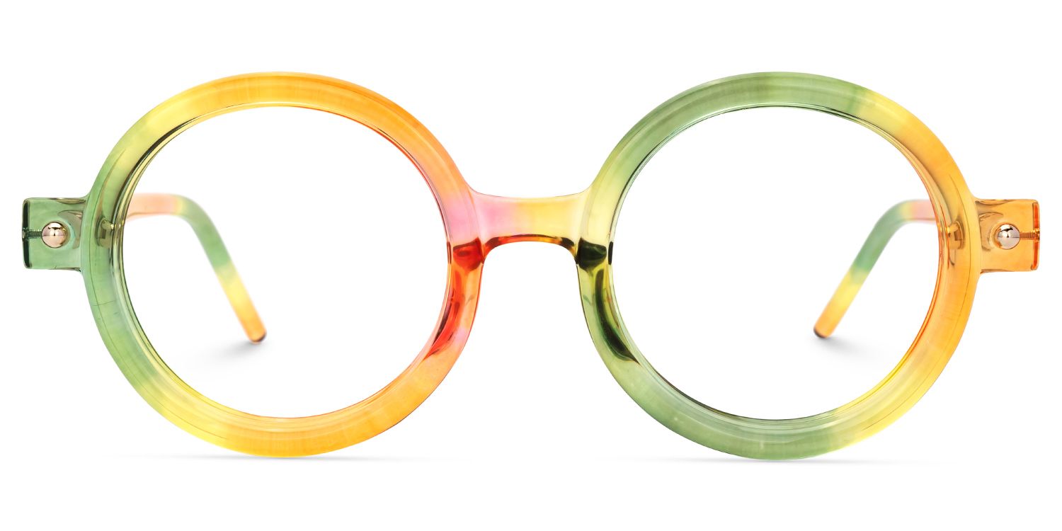 Rahman Round Multicolor Glasses | ZEELOOL Canada0