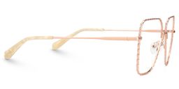 Alisandra Rose Gold Aviator Glasses2