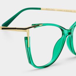 Yomary Cateye Green Glasses4