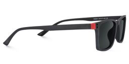 Cheche Rectangle Black Glasses2
