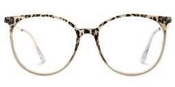 Chanty Round Brown Glasses0