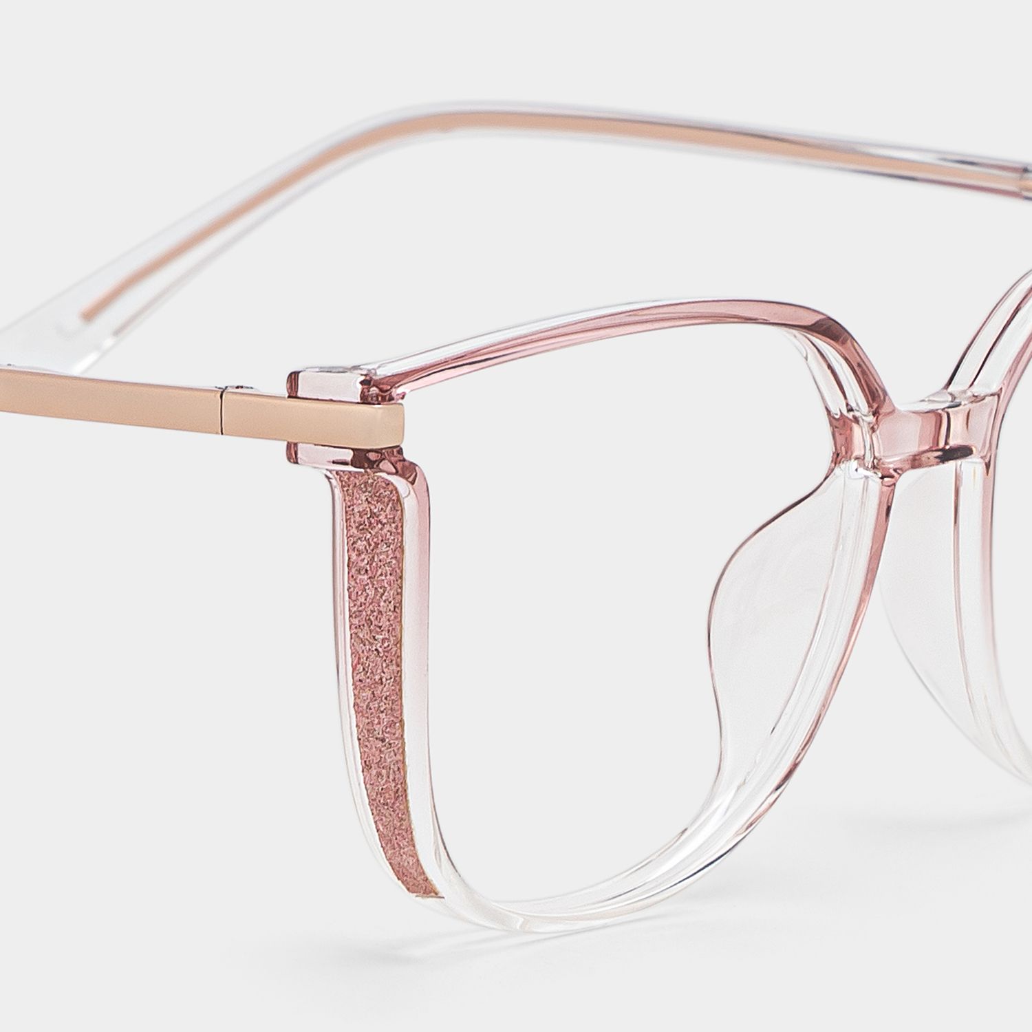 Rodz Square Pink Frame Glasses | ZEELOOL Canada Optcial4