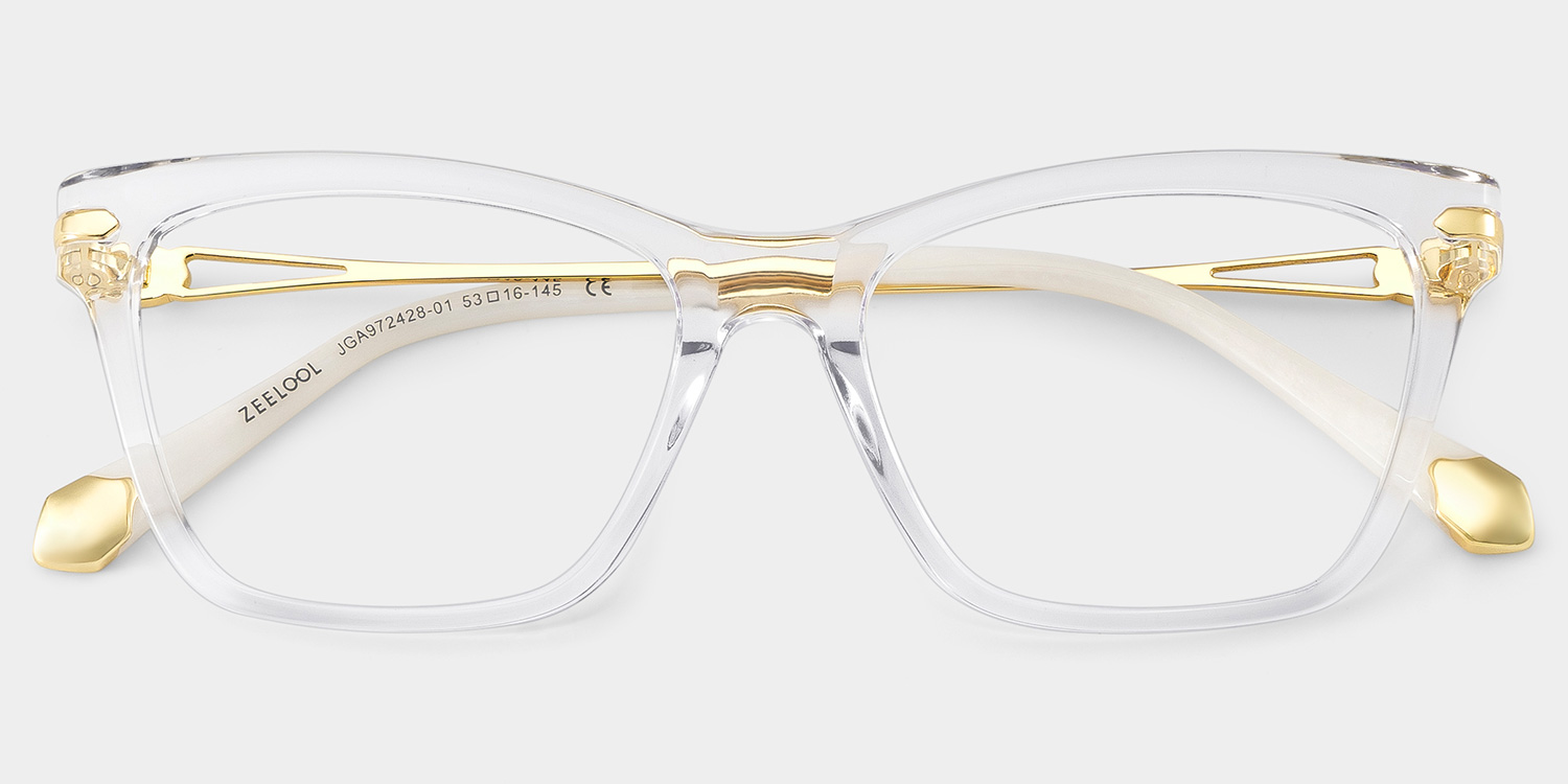 Amelia Cat eye Crystal Glasses2