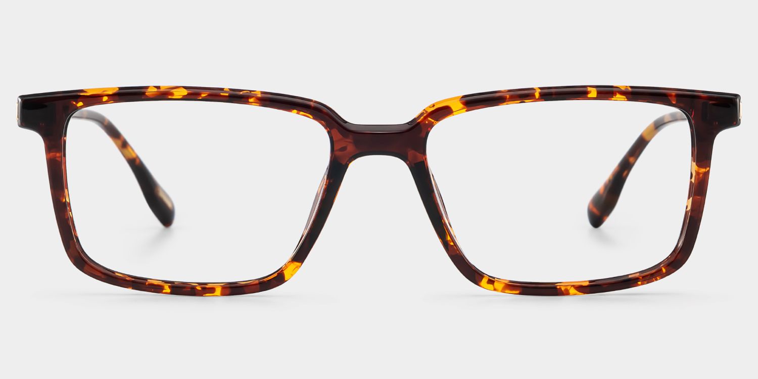 Cyrus Long Rectangle Glasses in Tortoise Frames | ZEELOOL CANADA0