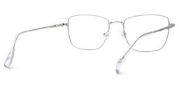 Oduntan Rectangle Silver Glasses3