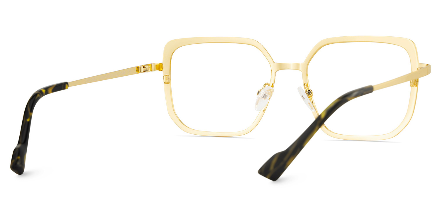 Vintage Metal Frame Glasses in Iridescent Color5