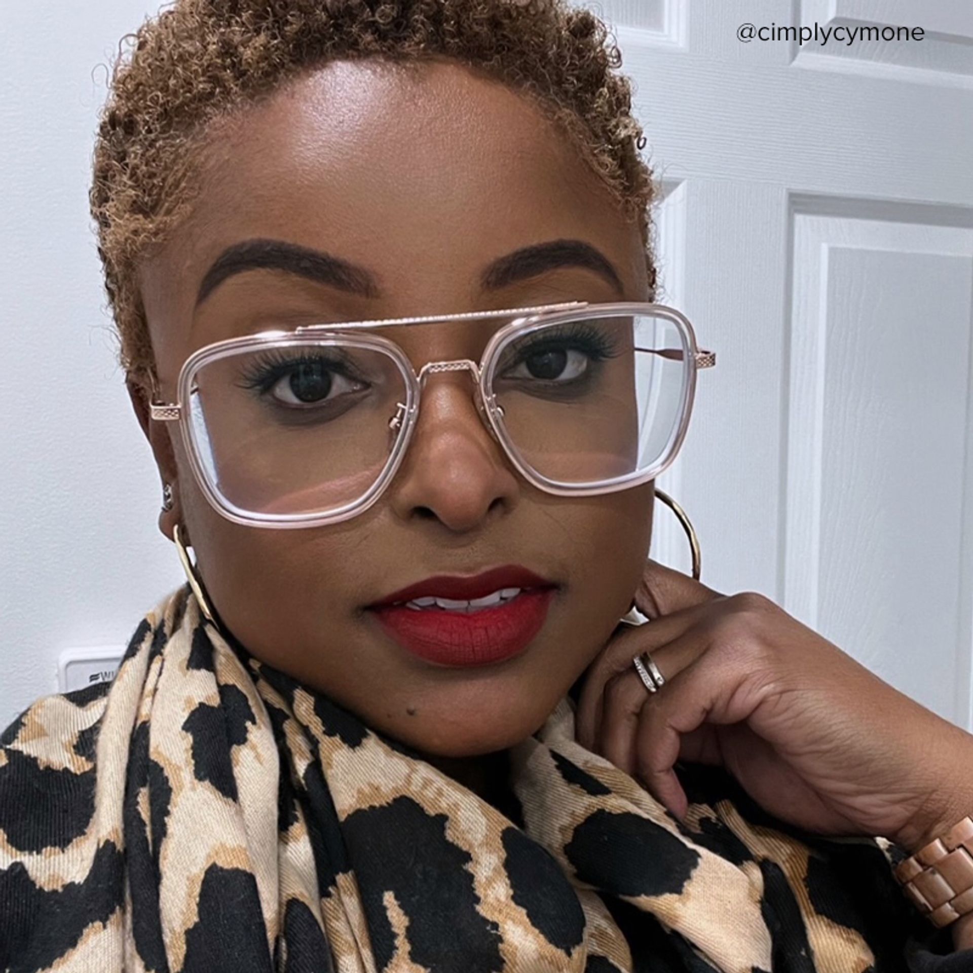 Gifford Aviator Clear Frame Glasses | ZEELOOL Canada15