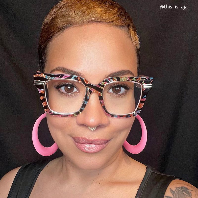 Taylor Square Havana Leopard Print Glasses for Females5