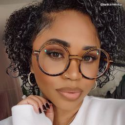 Chantel Tortoise Round Glasses4