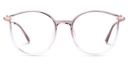 Caylan Round Dusty Pink Glasses0