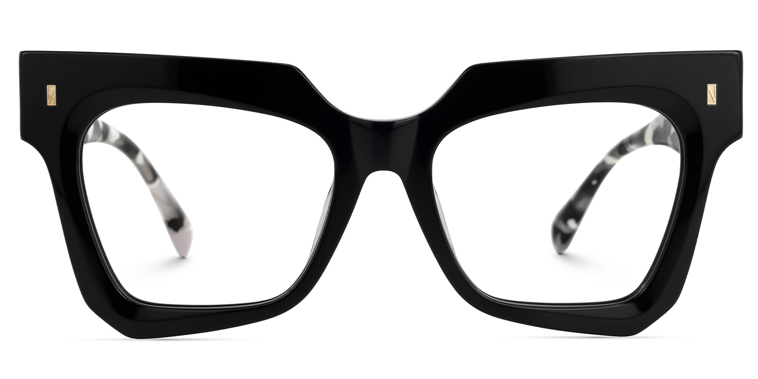 Salaam Square Black Glasses0