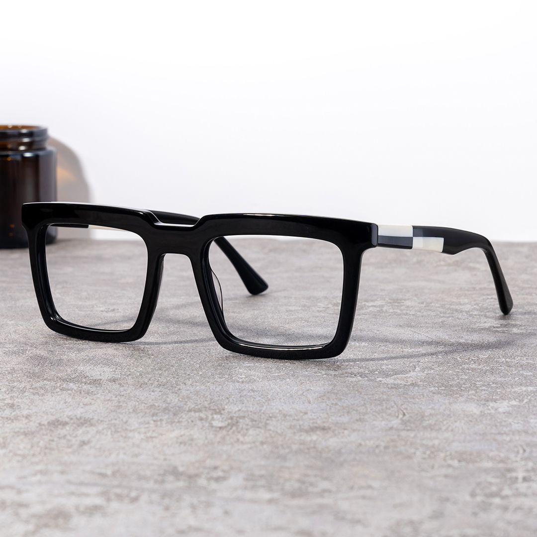 Leblanc Square Black Fashion Glasses For Men | ZEELOOL Canada0