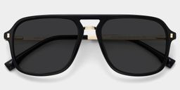 Kilworth Aviator Black Glasses1
