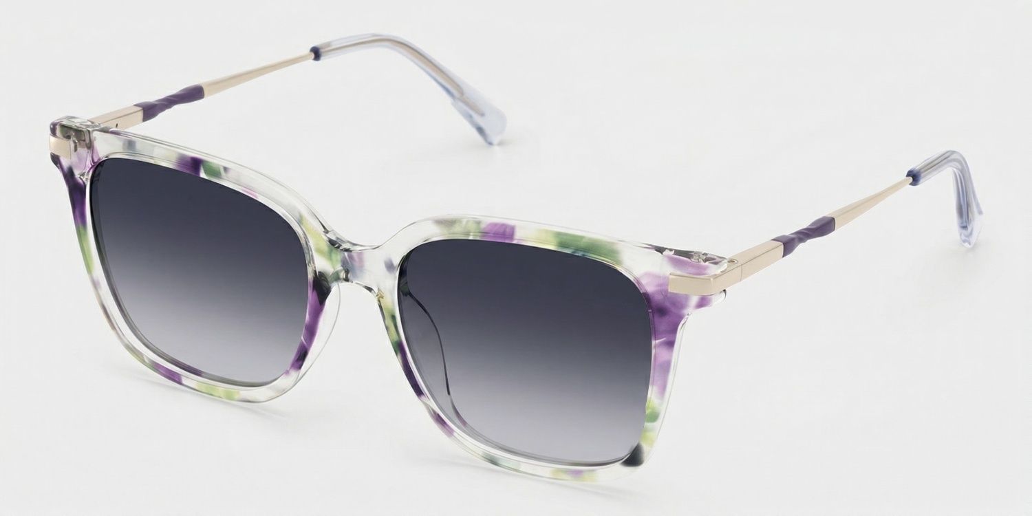 Jacqui Floral Square Bloom Eyewear for Women | ZEELOOL1