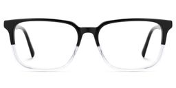 Barnhill Square Black-Clear Glasses0
