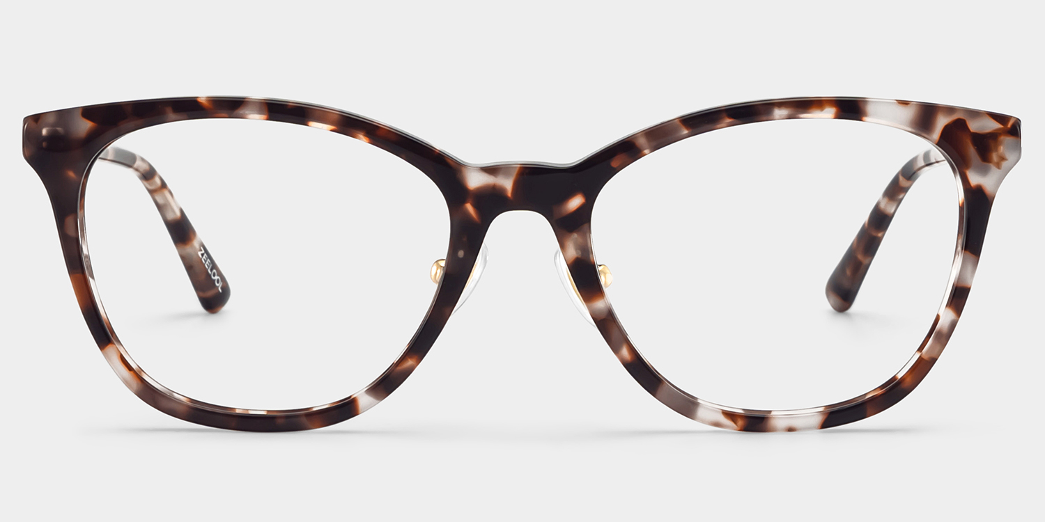 April Tortoise Frame Glasses with Cat eye Frame Online | ZEELOOL1