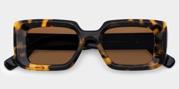 Eira Rectangle Tortoise Polarized Sunglasses1