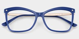 Isaebella Butterfly Blue Glasses1