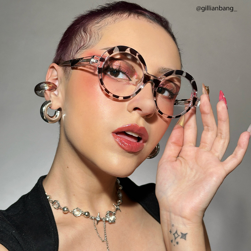 Shermier Round Two-Tone Glasses5